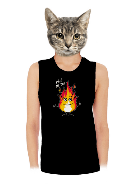 Pálí mi to dámské tílko volné Black