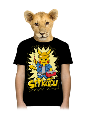 Stykaču dětské tričko Black