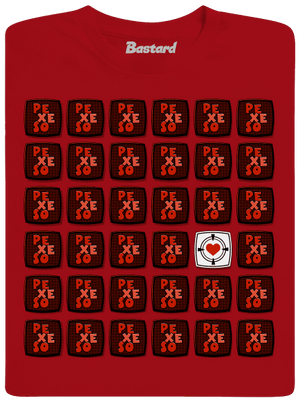 Pexeso pánské dlouhý rukáv Red