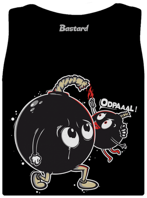 Bomby dámské tílko klasické Black