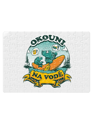 Okouni na vodě puzzle White