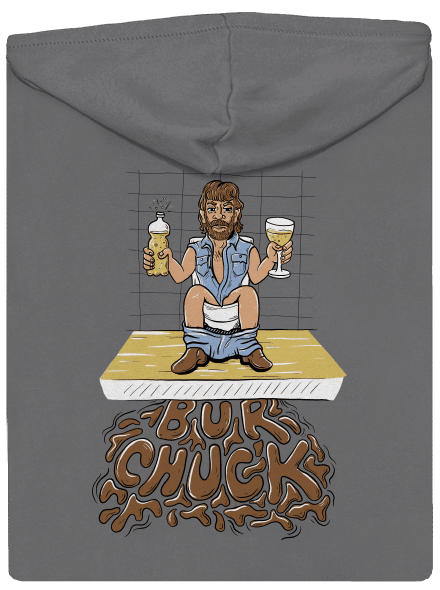 BurChuck dámská mikina na zip Steel Gray