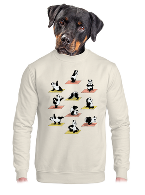 unisex mikina bez kapuce