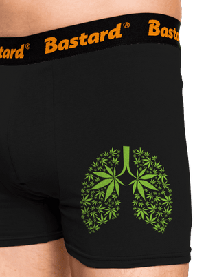 Ganja plíce boxerky Black