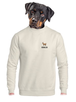 unisex mikina bez kapuce