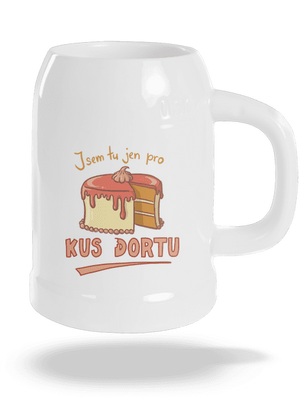 Pro kus dortu půllitr White