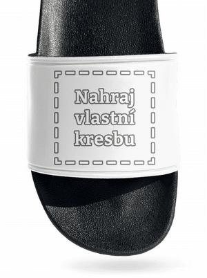 Dětské kresby - nahraj vlastní pantofle White