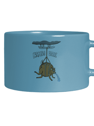 Bambi vak hrnek makronka Blue Macaron