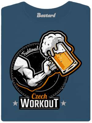 Czech Workout dámské tričko premium Petrol Blue