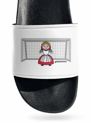 Gólmanka pantofle White