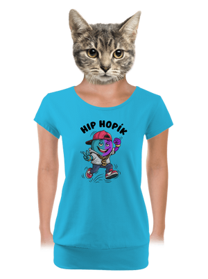 dámské tričko s lemem