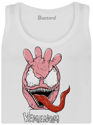 Vemenom dámské tílko klasické White