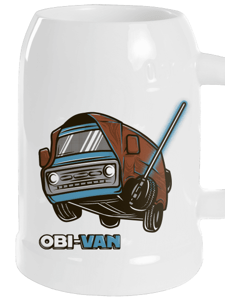 Obi-Van půllitr White