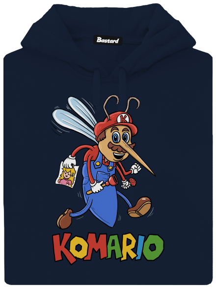 Komario pánská mikina klokanka Navy