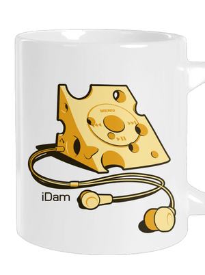 iDam velký hrnek White