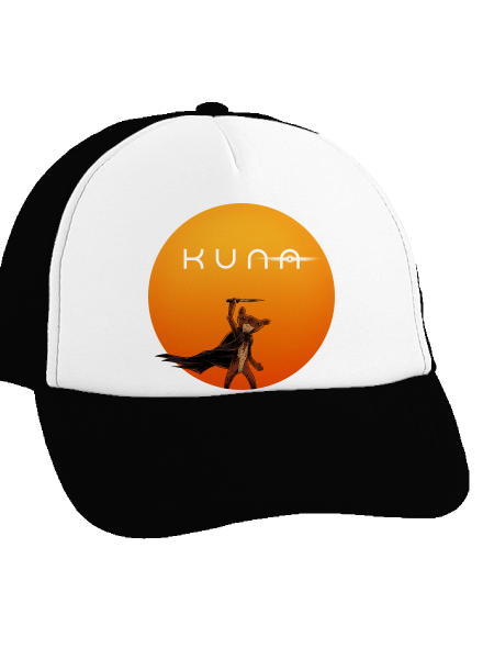 Kuna kšiltovka truckerka Black cap