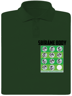 Sbíráme body - fotbal pánská polokošile Bottle Green Mal