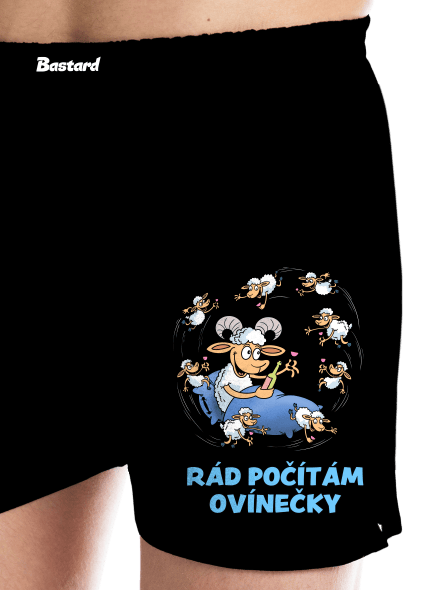 Počítám ovínečky pánské trenky Black