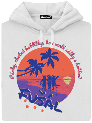 Fušál dámská mikina klokanka White