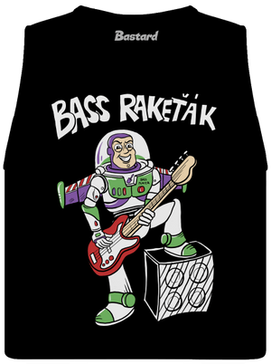 Bass Rakeťák dámské tílko volné Black