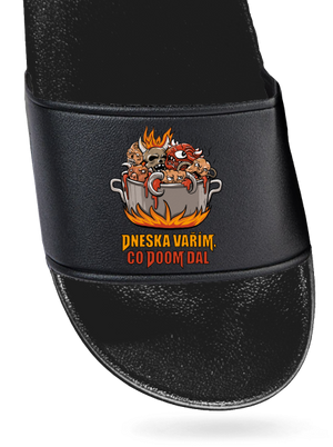 Co Doom dal pantofle Black Black