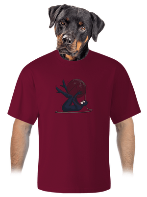 Catwoman unisex tričko oversized Garnet