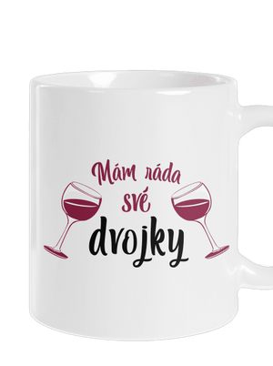 Dvojky klasický hrnek White