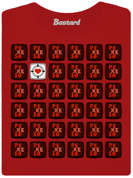 Pexeso dámské tričko premium Red Mal
