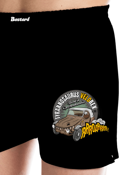 Tyrannosaurus Velorex pánské trenky Black