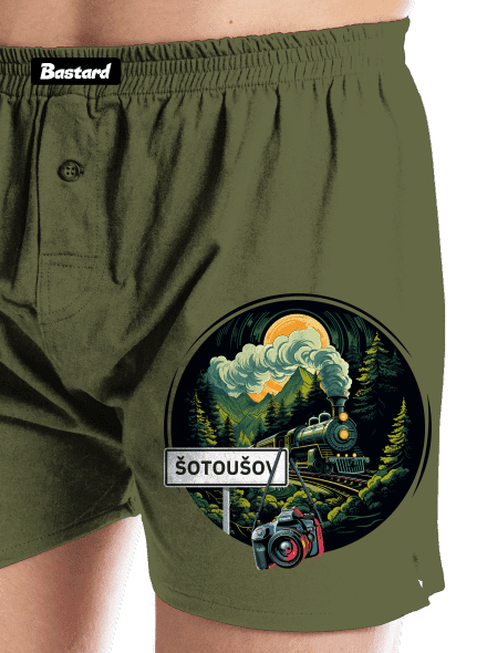 Šotoušov pánské trenky Khaki