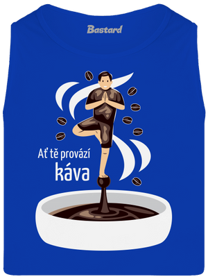 Káva provází pánské tílko Royal Blue