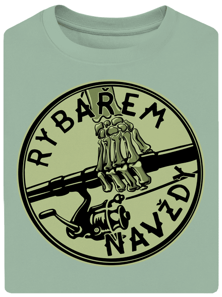 Rybářem navždy  unisex tričko oversized Sage