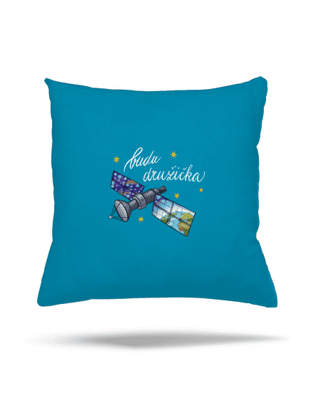 Budu družička polštář Blue Turquoise