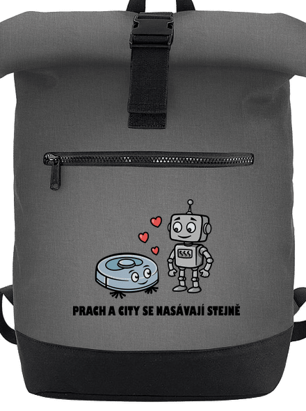 Láska mezi roboty batoh Grey Marl
