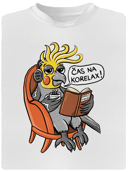 Korelax dětské sportovní tričko White