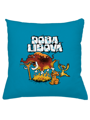 Doba libová polštář Blue Turquoise