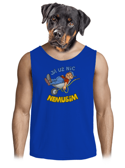 Nemusím pánské tílko Royal Blue