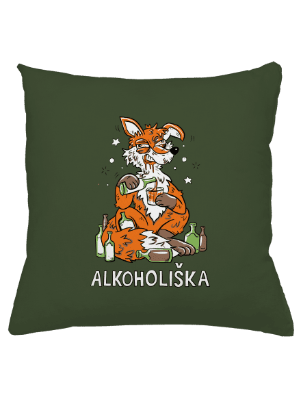 Alkoholiška polštář Olive Green
