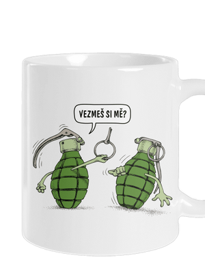 Granáty klasický hrnek White