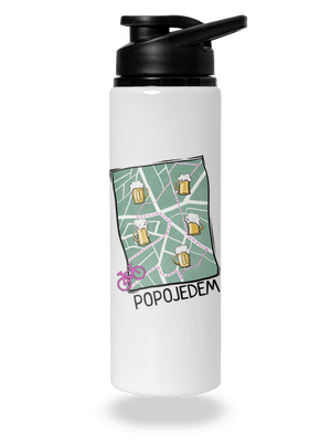 Popojedem lahev na vodu White