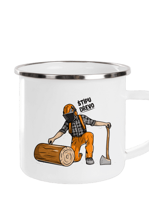 Dřevorubec plecháček White