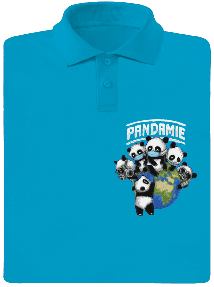 Pandamie pánská polokošile Blue Atol