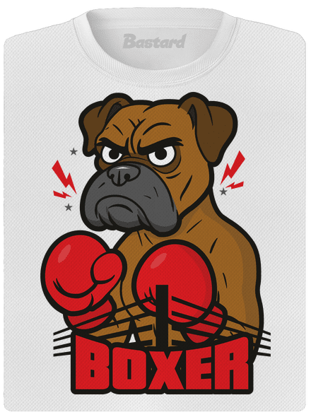 Boxer dámské sportovní tričko White