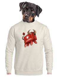 unisex mikina bez kapuce