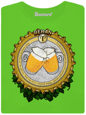 Pivní horoskop: Beran dámské tričko Apple Green