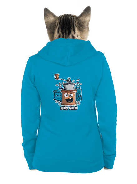 Mlýnek dámská mikina na zip Blue Atol