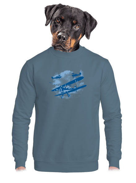 Rytíři nebes unisex mikina bez kapuce Nordic Blue