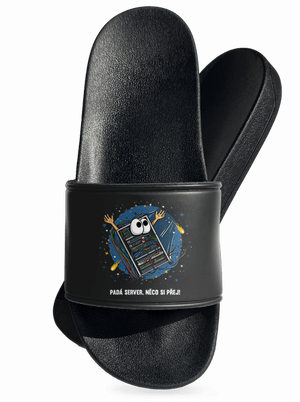 Padá server pantofle Black