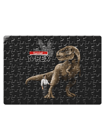 Komisař T-Rex puzzle White