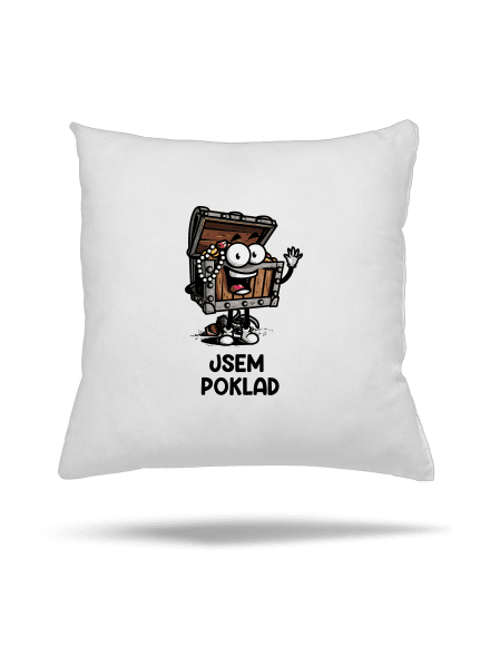 Jsem poklad polštář White